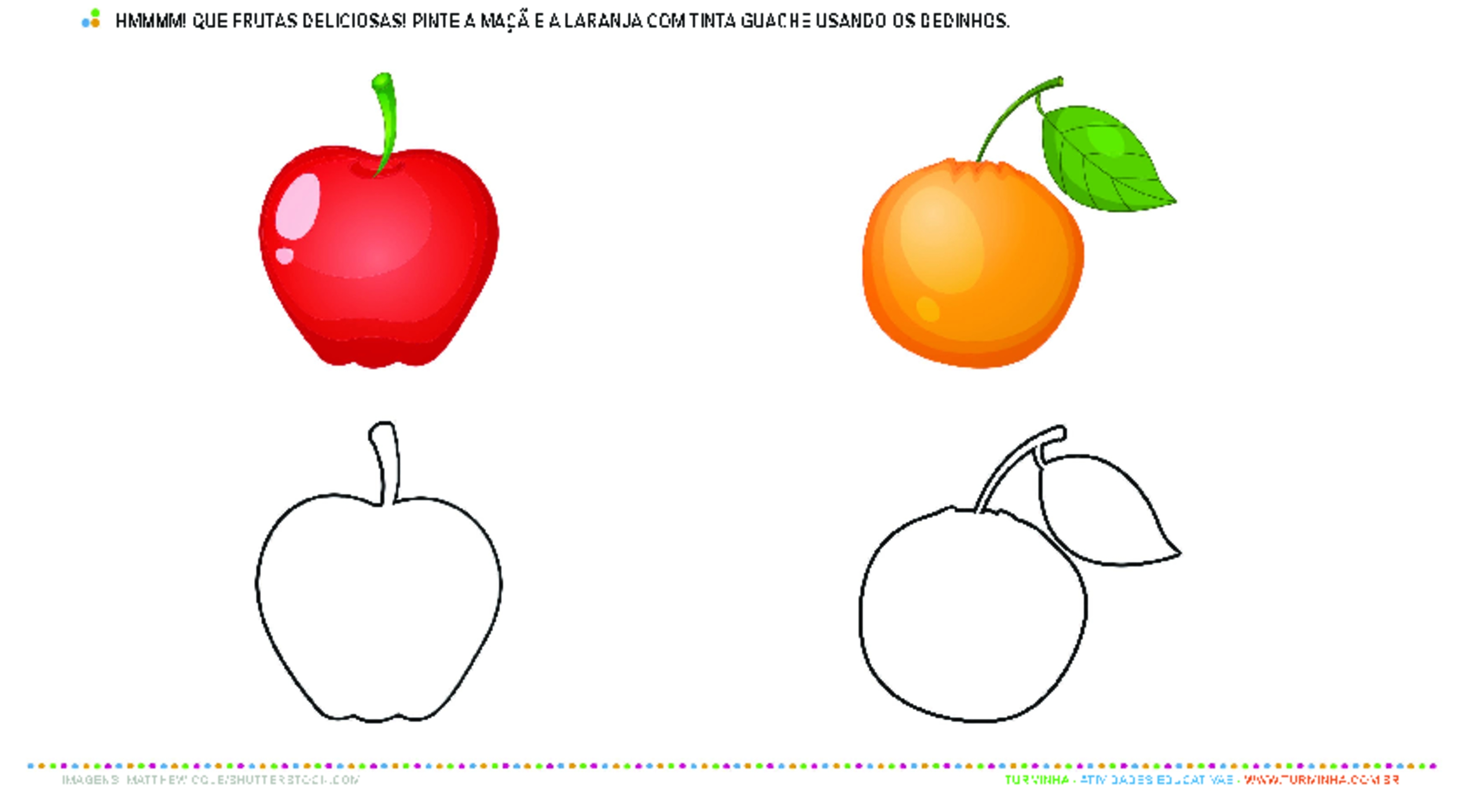 Identificando padrões e cores - atividade educativa para Creche (0 a 3 anos)