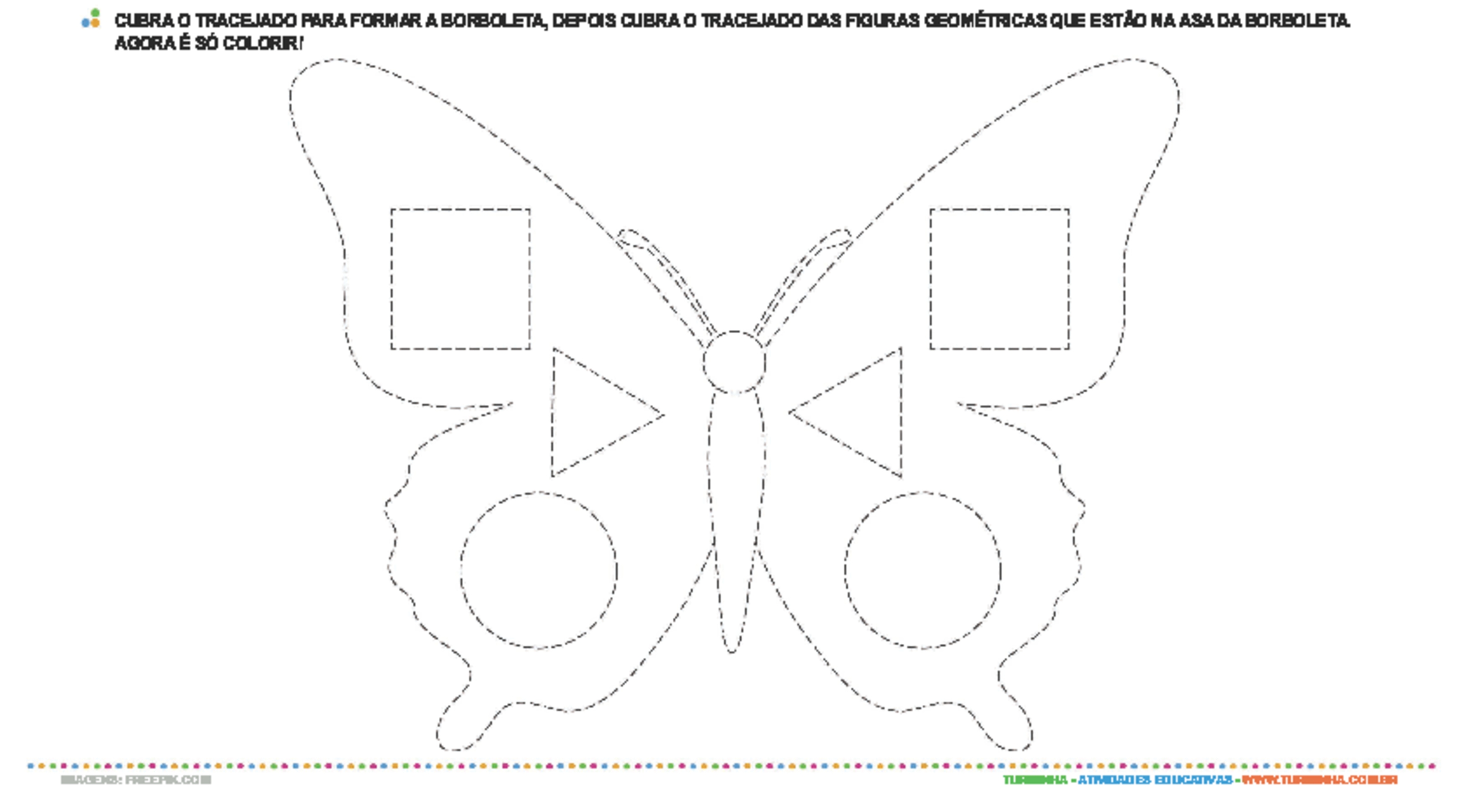 Descobrindo Formas Geométricas - atividade educativa para Creche (0 a 3 anos)