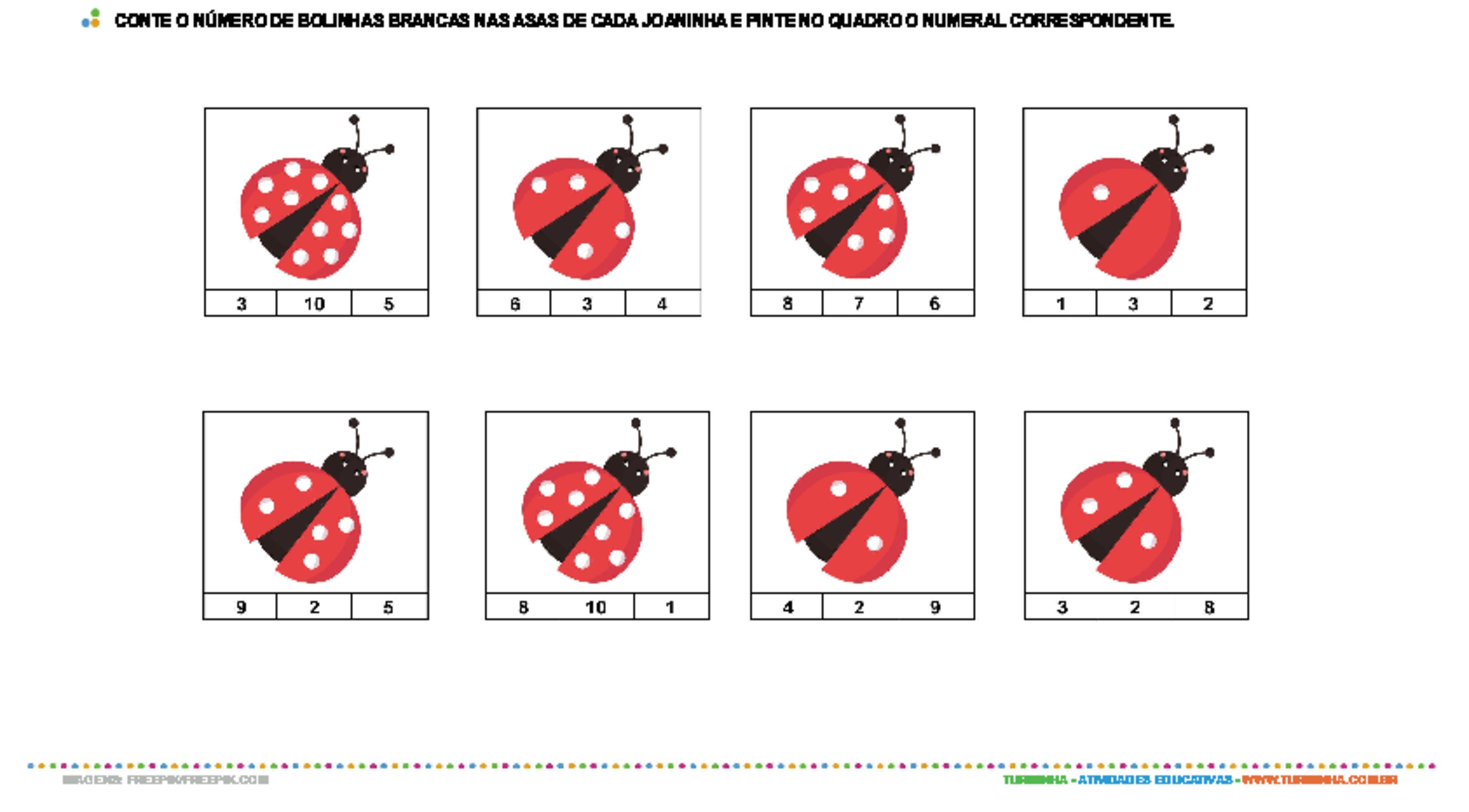 JOGO – NINO CONTAGEM – Atividades Pedagógicas Professora Sonhadora