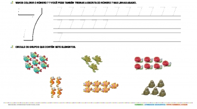 Aprendendo o número 7