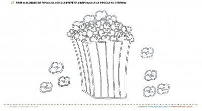 Pipoca - Colagem