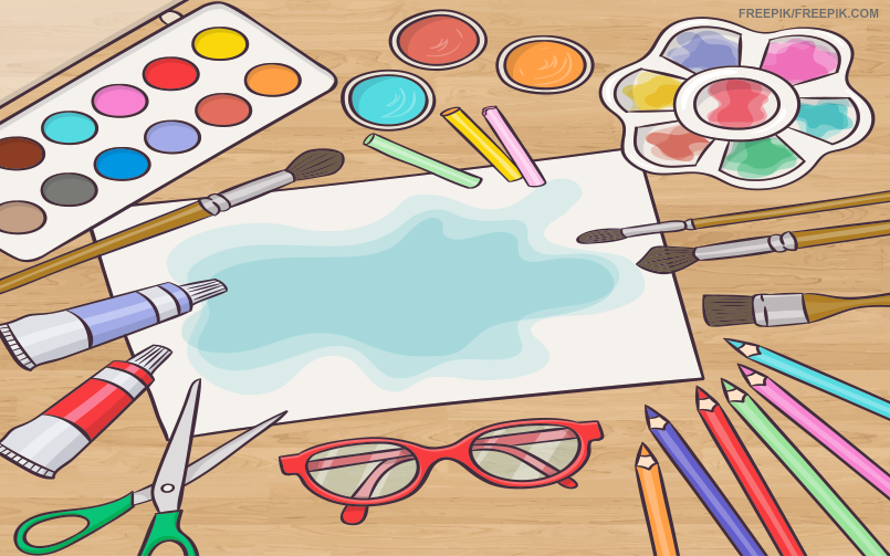 Meus Trabalhos Pedagógicos ®: Desenhos e pintura para aula de artes